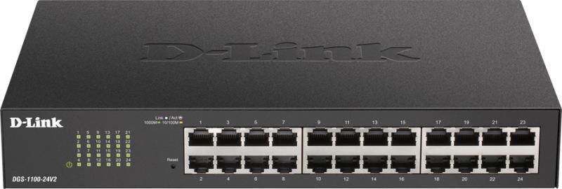 Switch D-Link Gigabit DGS-1100-24V2, 24 port, 10/100/1000 Mbps