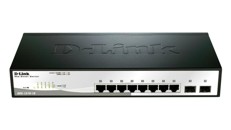 Switch D-Link DGS-1210-10, 8 port, 10/100/1000 Mbps