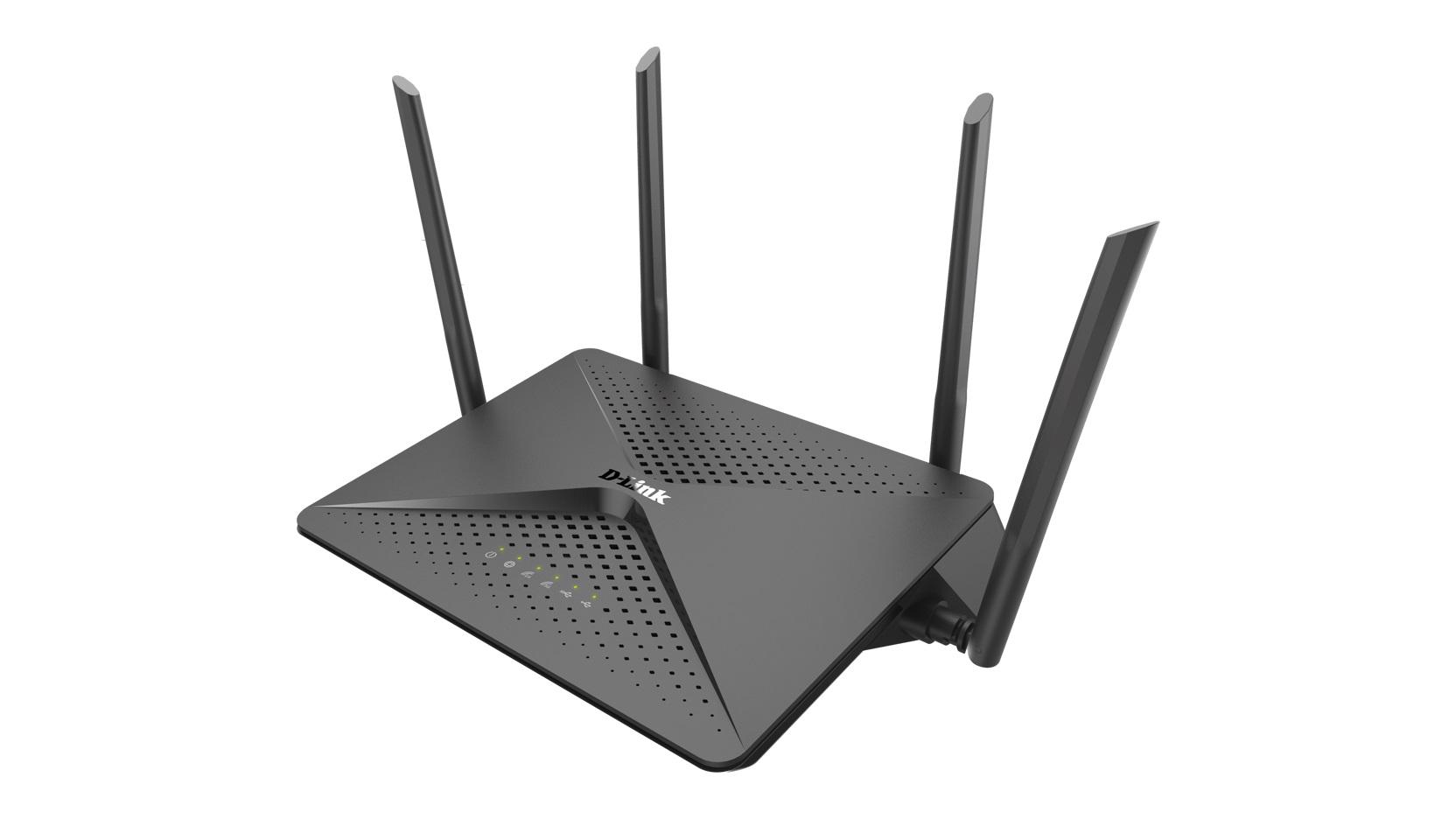 DLINK EXO AC2600 MU-MIMO Wi-Fi Router, DIR-882, EEE 802.11 ac/n/g/b/a wireless LAN, 1* USB 2.0 port, 1*  Super Speed USB 3.0 port, 4* 10/100/1000 Gigabit Ethernet LAN ports, 10/100/1000 Gigabit Ethernet WAN port, Four external antennas, 2.4 GHz: Up to 800 Mbps/ 5 GHz: Up to 1,733 Mbps, compatibil