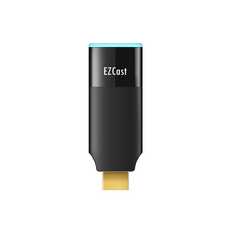 Dongle Aopen EZCast 2, Wireless Plug&Play Display Receiver with external antenna, Wifi Dual Band 2.4G/5G 802.11ac, 3840x2160@30p, HDMI, Streaming YouTube, Compatible with Android, iOS, Windows, MacOS, DLNA, Miracast, Airplay mirroring