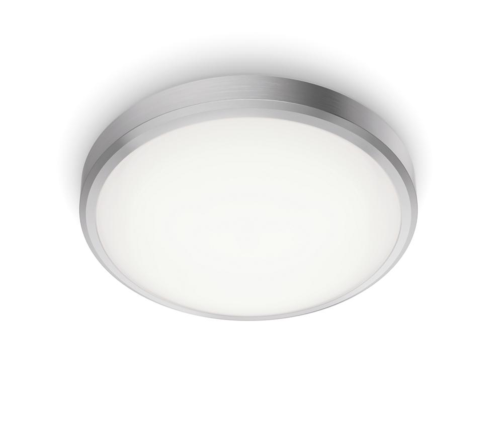 Plafoniera LED Philips Doris CL257, 17W, 1700 lm, lumina neutra (4000K) ,IP44, 31.3cm, Nichel