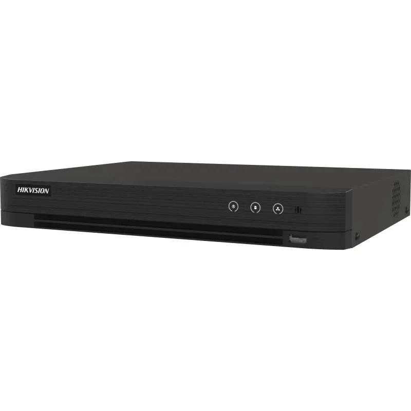 DVR Hikvision iDS-7204HTHI-M1/S(C)/4A+4/1ALM 4-ch 4K 1U H.265 AcuSense DVR 4 channels and 1 HDD 1U AcuSense DVR False alarm reduction by human and vehicle target classification based on deep learning Efficient H.265 pro+ compression technology Encoding abilty up to 8 MP @ 15 fps 5 signals input