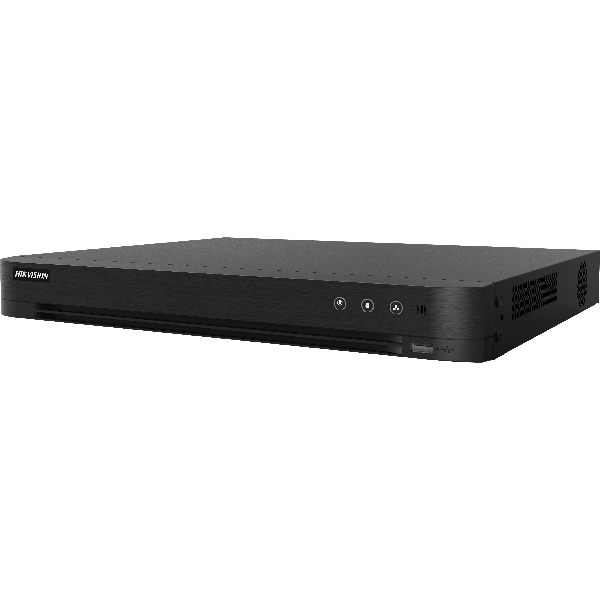 DVR Hikvision iDS-7204HTHI-M2/S(C);300227792;IP Video Input 4-ch (up to 16-ch) Up to 8 MP resolution Support H.265+/H.265/H.264 +/H.264 IP cameras,Analog Video Input 8-ch BNC interface (1.0 Vp-p, 75 Ω), supporting coaxitron connection, Total Bandwidth 128 Mbps, Network Interface 1, RJ45