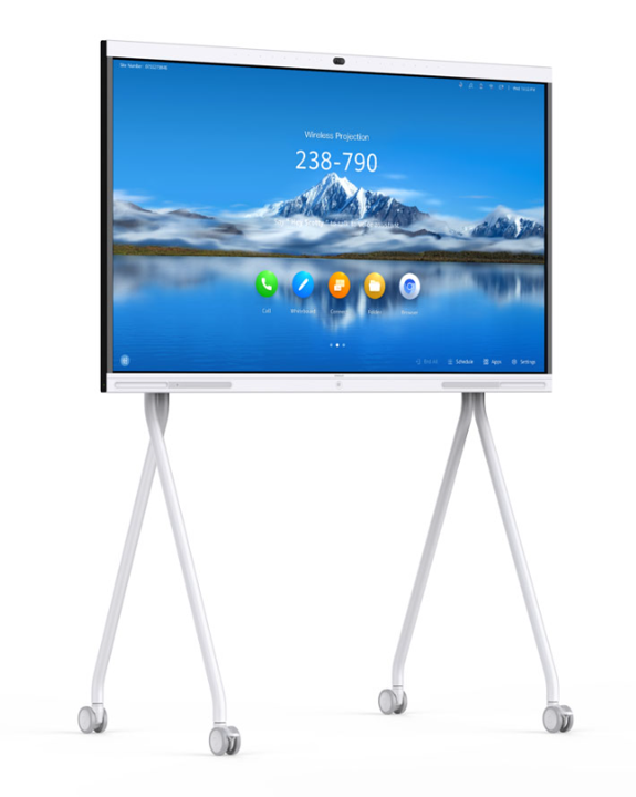 Display interactiv HUAWEI IdeaHub B3, 65", UHD, 350nit, IPS, contrast 1200:1, haze 3-8%, Harmony OS 2.1.0 (cea mai recenta), CPU A73*8, 8GB RAM, 64GB storage, Mali G52 MP6, web browser, adnotare pe orice sursa, WiFi 6, BT available, NFC supported, 2xHDMI, 1xUSB-C, 3xUSB-A3.0 (2 fata, 1 spate)