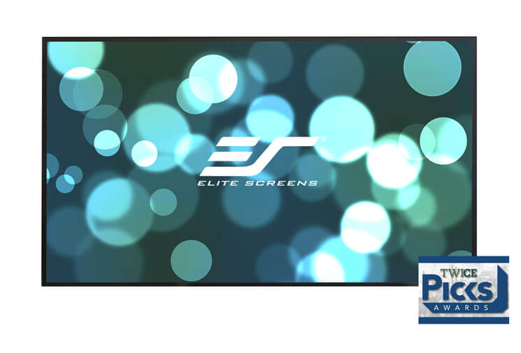 Ecran proiectie cu rama fixa, de perete, 332 x 187 cm, EliteScreens AEON AR150WH2, Format 16:9