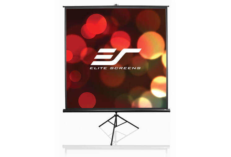 Ecran proiectie cu trepied, 244 x 244 cm EliteScreens T136UWS1, Format 1:1