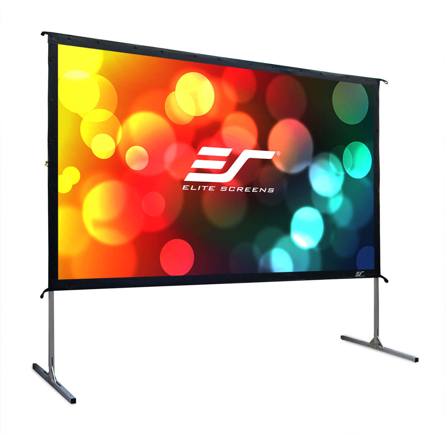 Ecran proiectie, de podea, 221.4 x 124.5 cm, FRONT / REAR, EliteScreens Yard Master 2 Dual OMS100H2-DUAL, Format 16:9