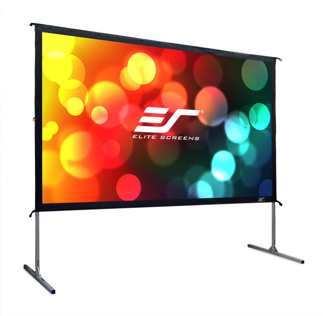 Ecran proiectie, de podea, 332.1 x 186.8 cm, FRONT / REAR, EliteScreens Yard Master 2 Dual OMS150H2-DUAL, Format 16:9