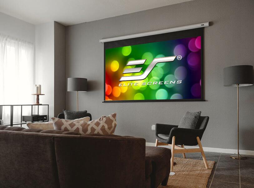 Ecran proiectie electric, perete/tavan, 299 x 168 cm, EliteScreens VMAX135XWH2-E24,Format 16:9, Trigger 12V, Drop 60cm