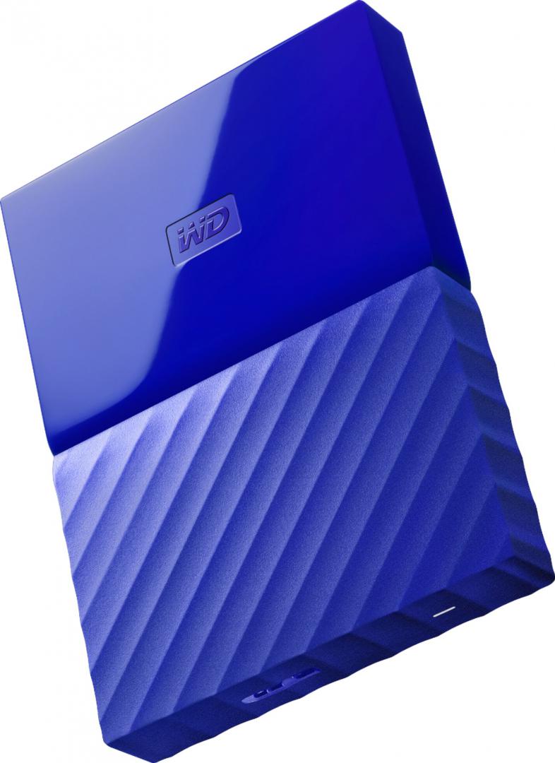 HDD Extern WD My Passport, 2TB, albastru, USB 3.0