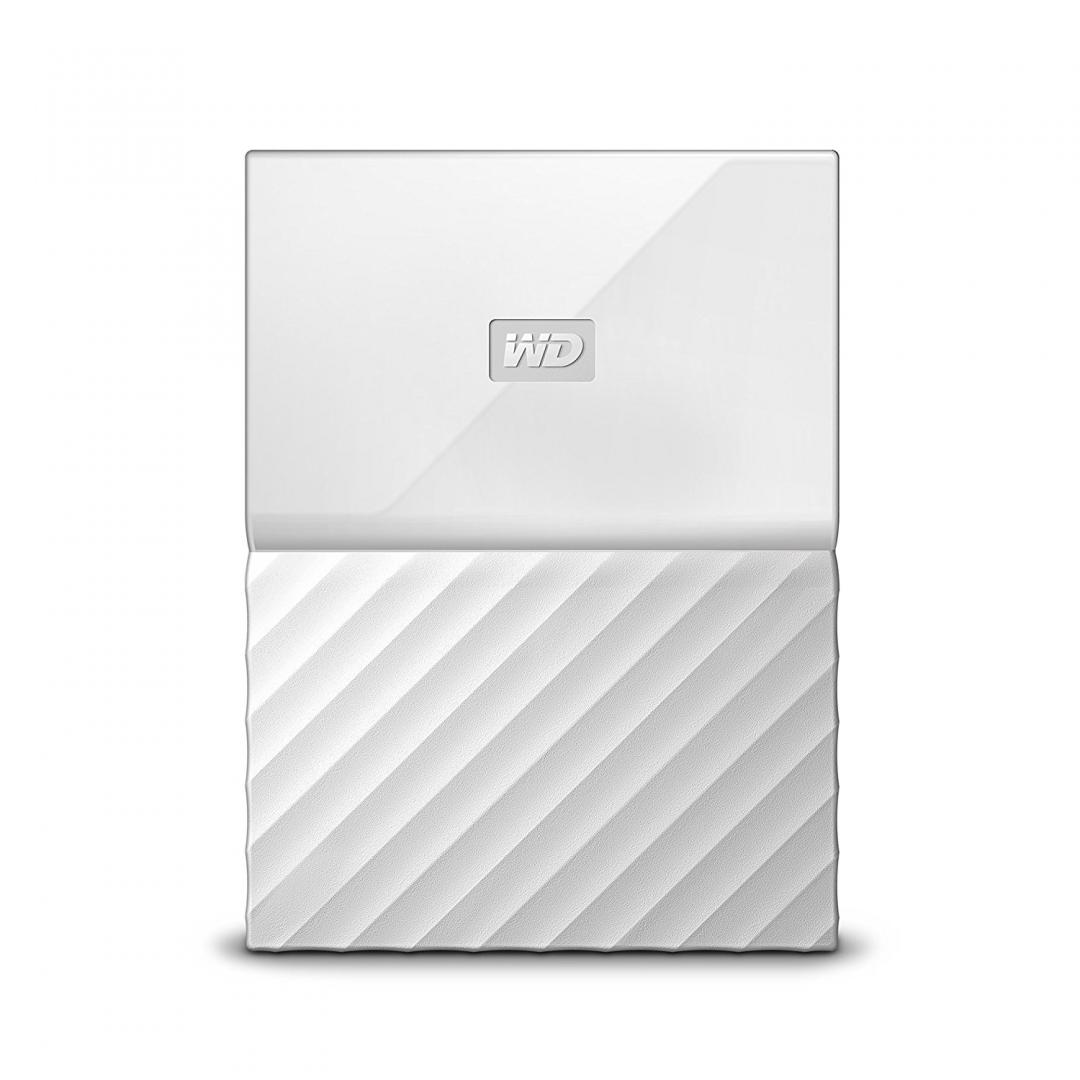 HDD Extern WD My Passport, 2TB, alb, USB 3.0