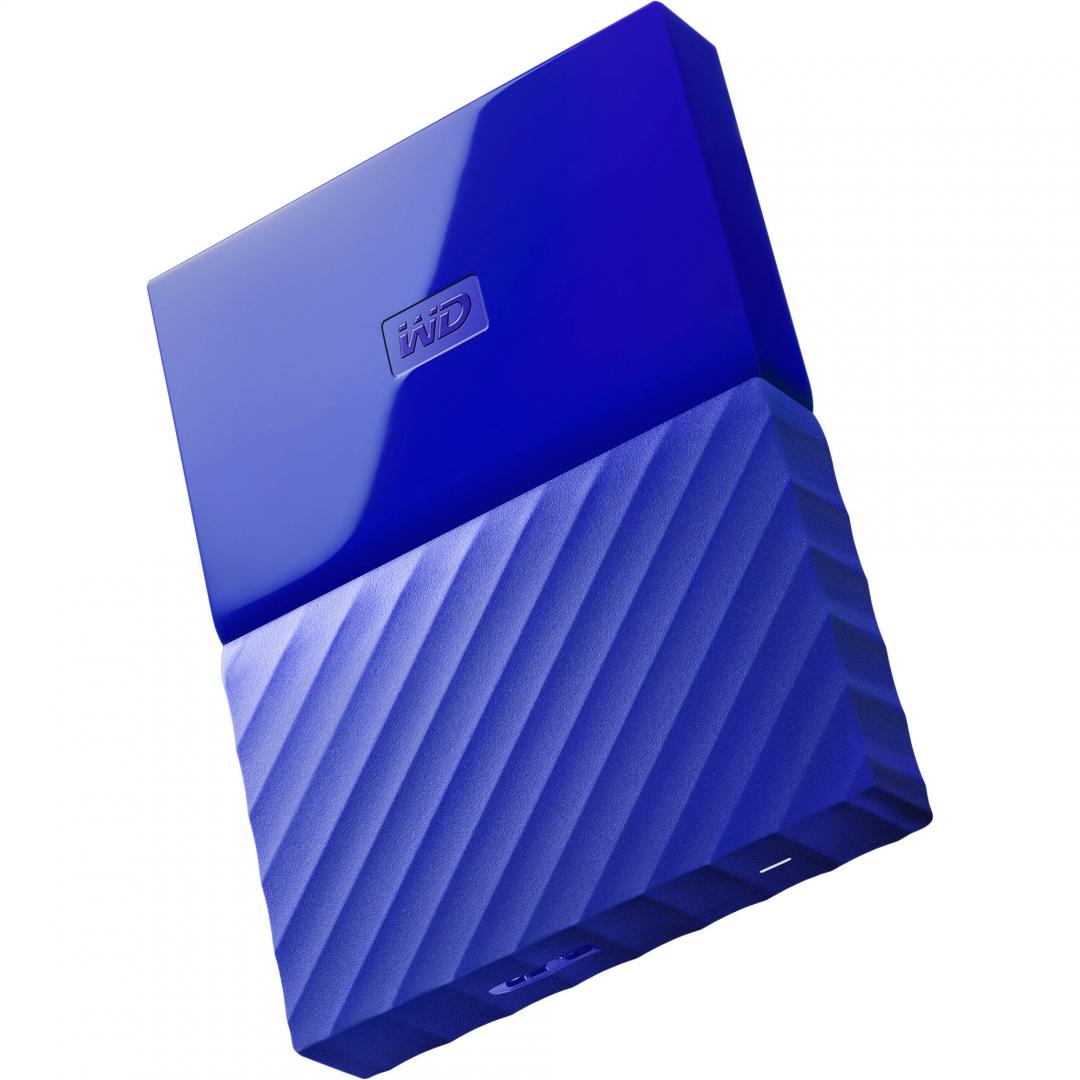 HDD extern WD My Passport, 4TB, 2.5", Albastru, USB 3.0