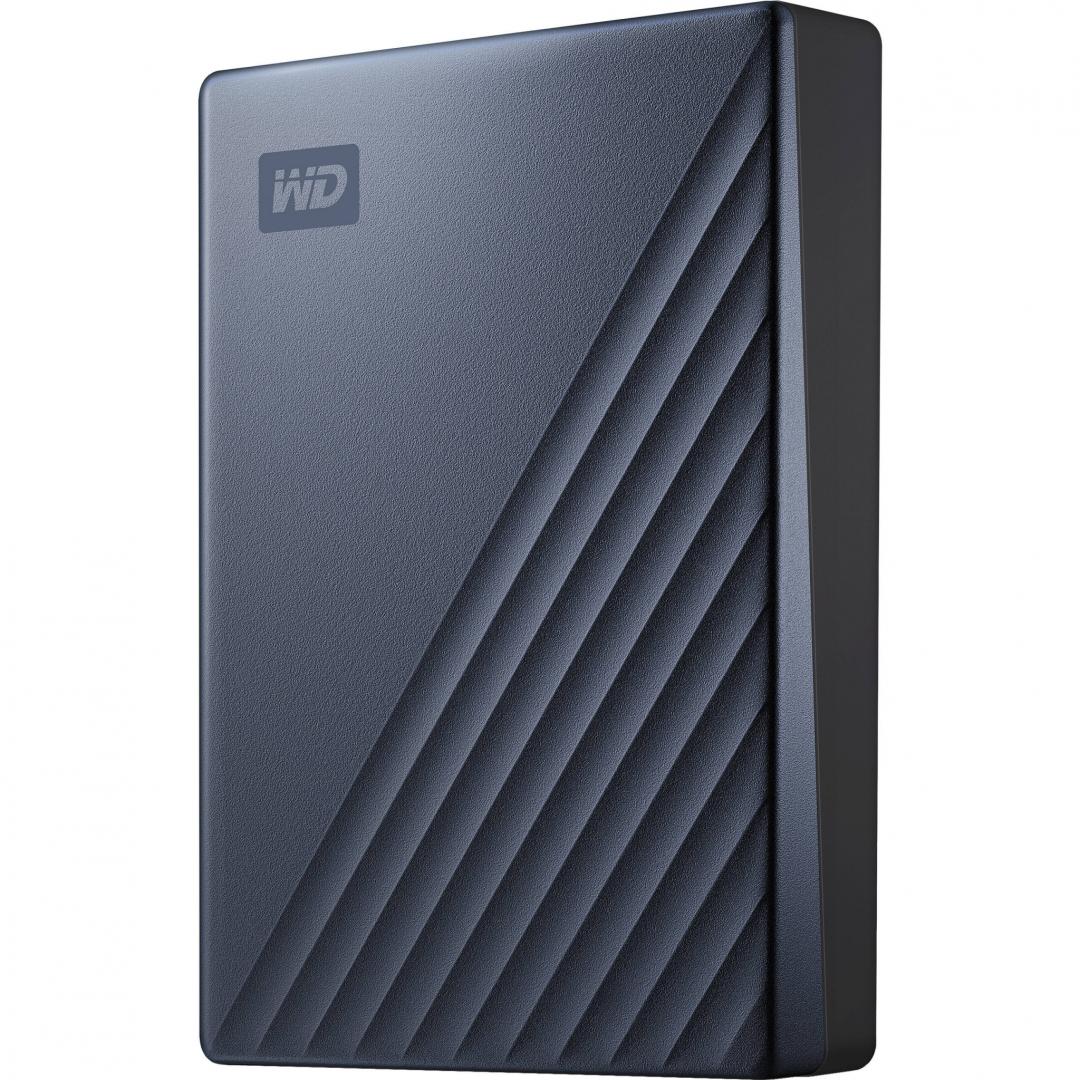 HDD Extern WD My Passport Ultra, 4TB, albastru, USB 3.0