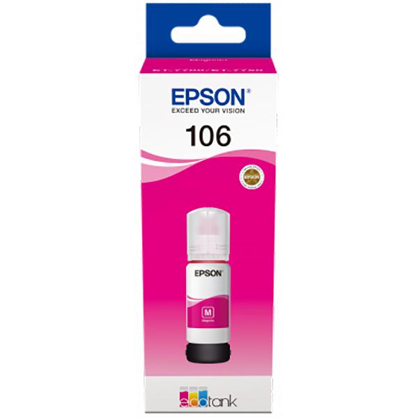 Cartus cerneala Epson 106 ECOTANK , magenta, capacitate 70ml, pentru L7160, L7180.