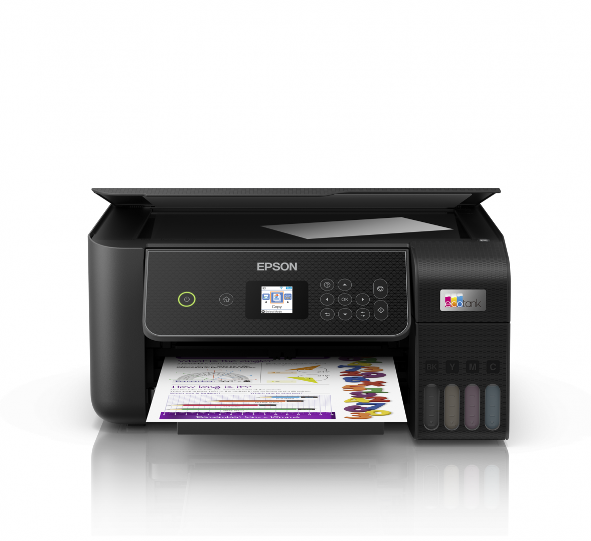 Multifunctional inkjet color Epson EcoTank CISS L3280, dimensiune A4 (Printare,Copiere, Scanare), printare borderless, viteza 33ppm alb- negru, 15ppm color, rezolutie 5760x1440 dpi, alimentare hartie 100 coli, scanner CIS rezolutie 1.200  x 2.400 DPI, interfata: USB ,WI-FI, Wi-Fi Direct, display 3,7