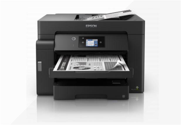 Multifunctional inkjet mono Epson EcoTank M15140, dimensiune A3+ (Printare,Copiere, Scanare), printare borderless,duplex, viteza 32ppm, rezolutie 4800 x 1200 dpi, alimentare hartie 550 coli, scanner CIS rezolutie 1.200  x 2.400 DPI, DADF 50 coli, Touchscreen 6.8cm, interfata: USB, LAN, WI-FI, WI-FI