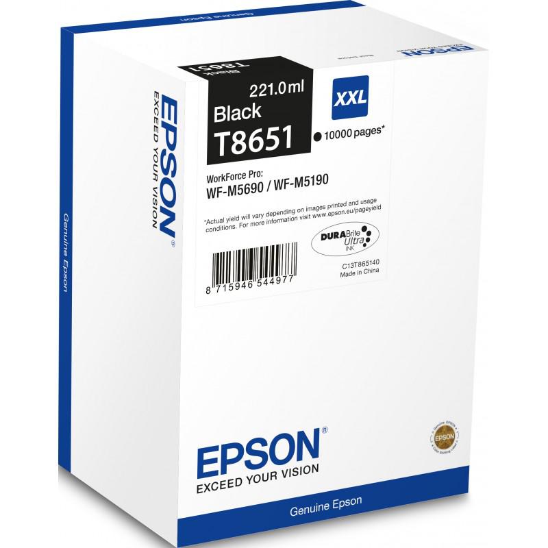 Cartus cerneala Epson PRO Black, XL, capacitate 10k pagini, pentru Epson WorkForce Pro WF-M5690.