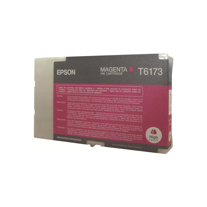 Cartus cerneala Epson T6173, magenta, capacitate 100ml / 7000 pagini, pentru Business B500DN / B510DN