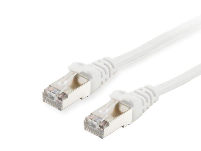 EQUIP 605510 Cat.6 S/FTP Patch Cable, 1.0m , White, 8.34x11.68x1000mm