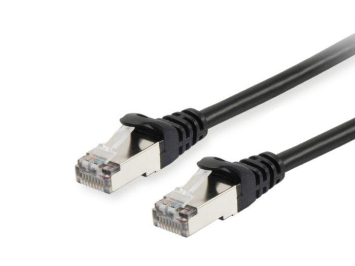 EQUIP 606103 Cat.6A S/FTP Patch Cable, 1.0m, Black, 8.34x11.68x1000mm