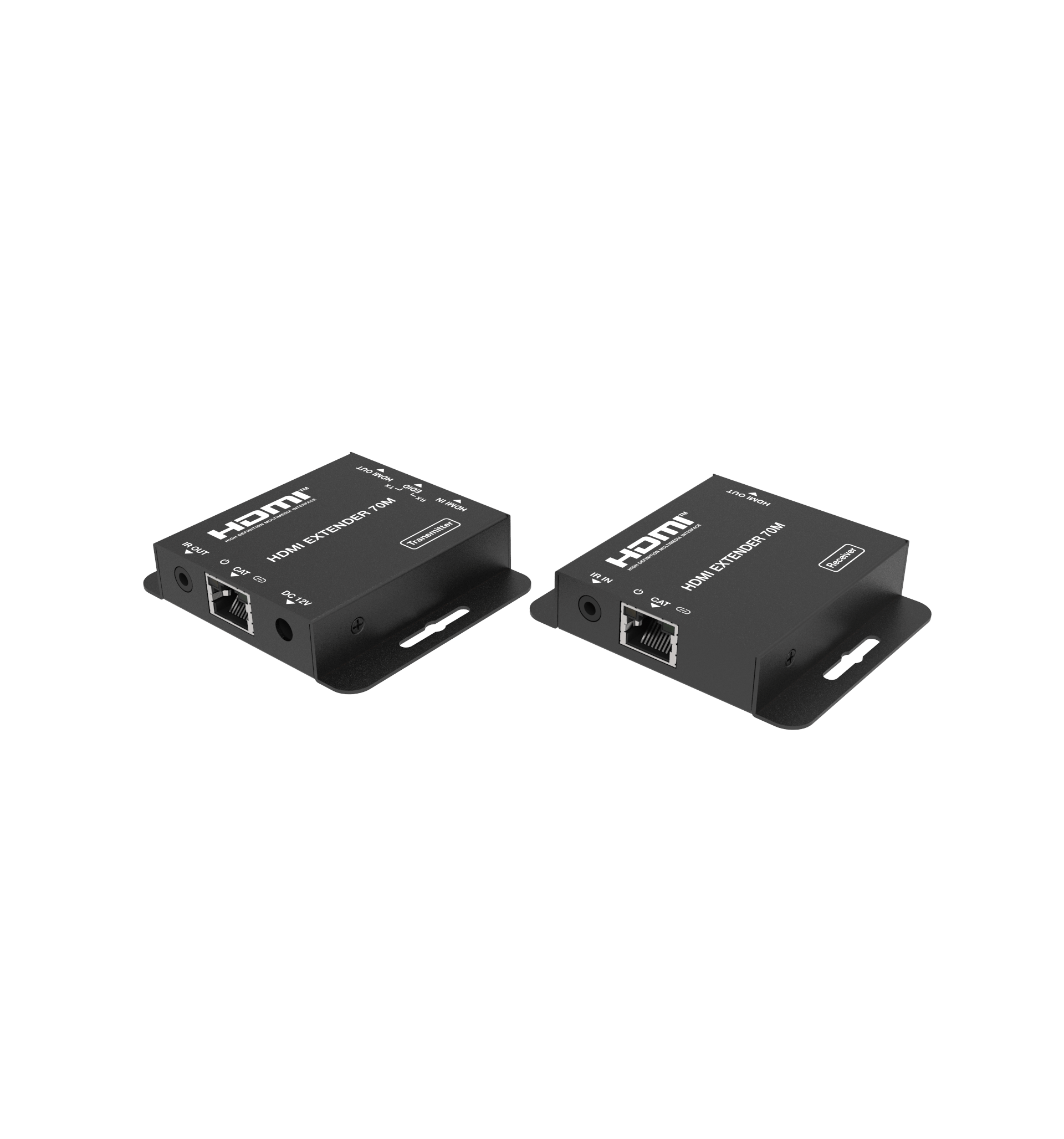 Extender HDMI 1.4, 10.2Gbs, EvoConnect ED970C (70m)one-way IR, POC, EDID, 1xloop HDMI out