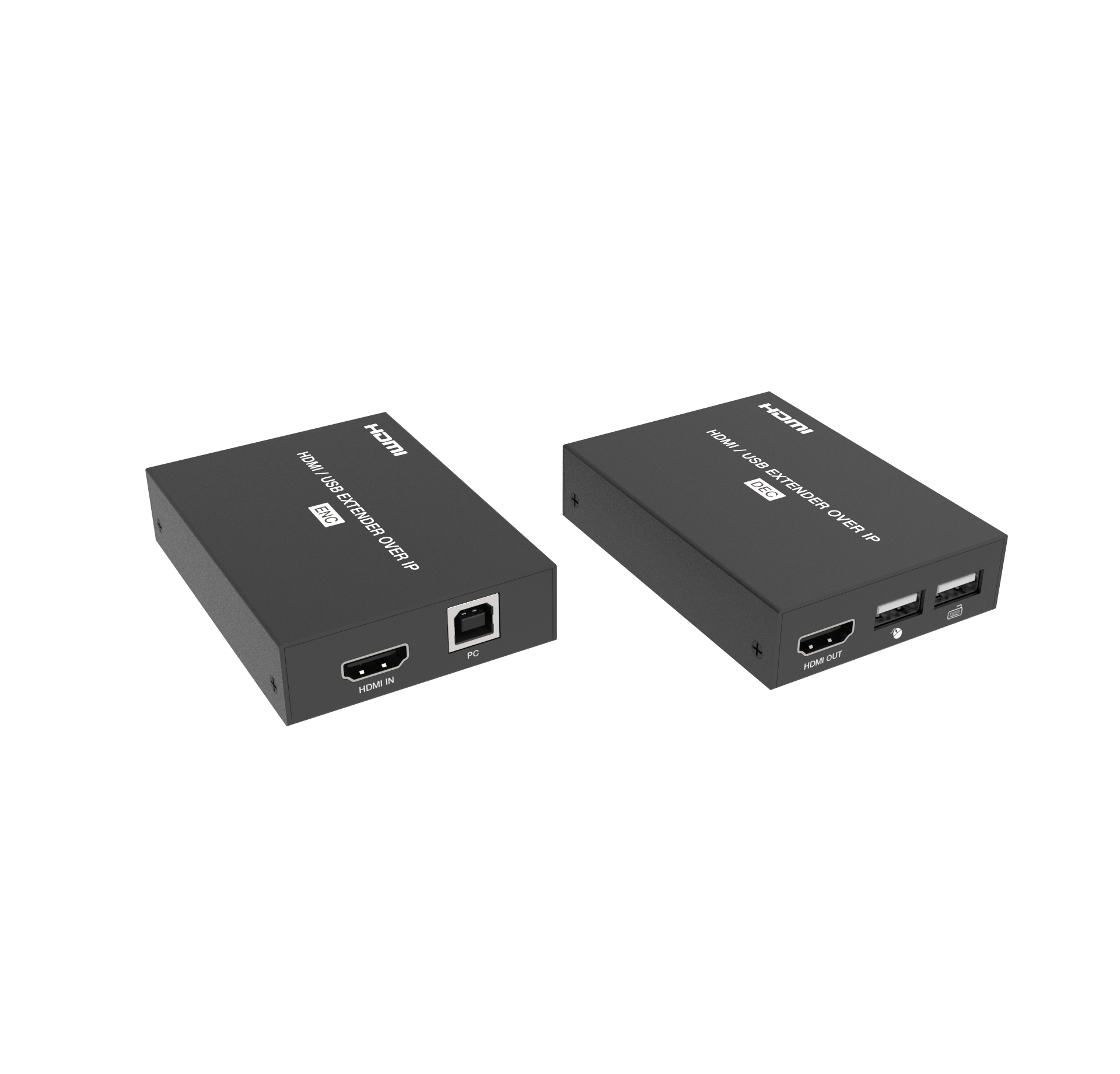 Extender IP over Ethernet KVM (HDMI + USB + IR )  1080P  IP Extender 150 metri  EvoConnect E5200K