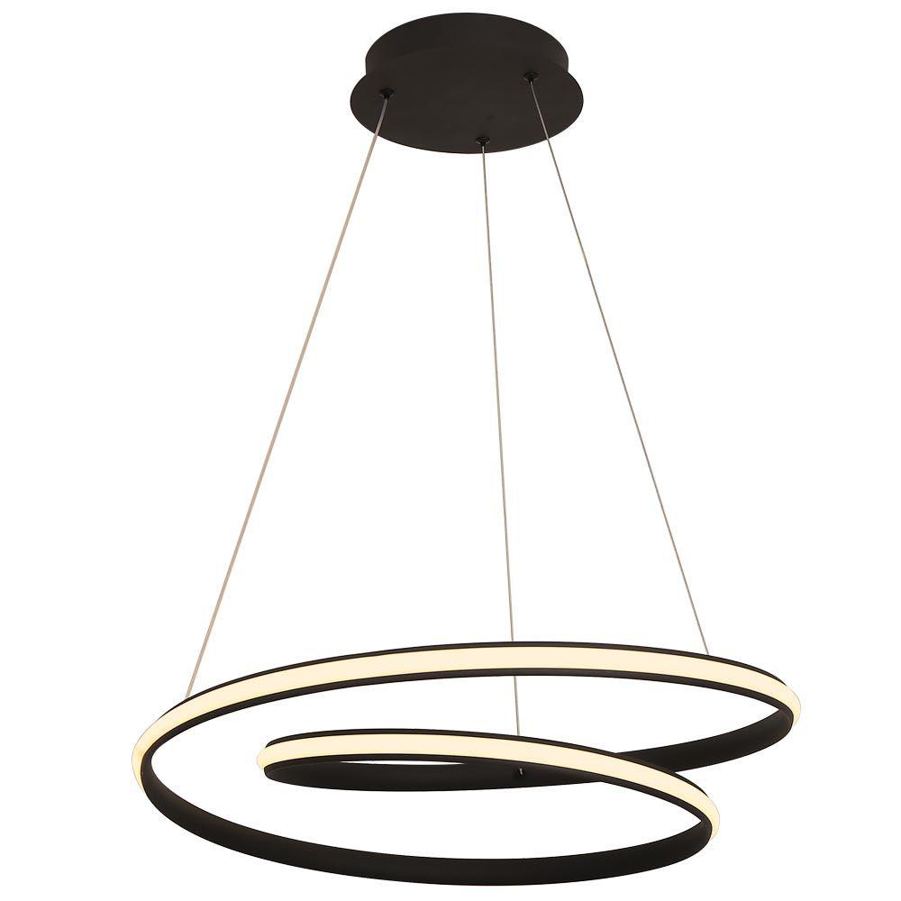 Pendul LED Vivalux FEEL, 43W, 2158 lm, lumina neutra (4000K), 120°, IP20, Ø510x1500mm, 25000h, Negru