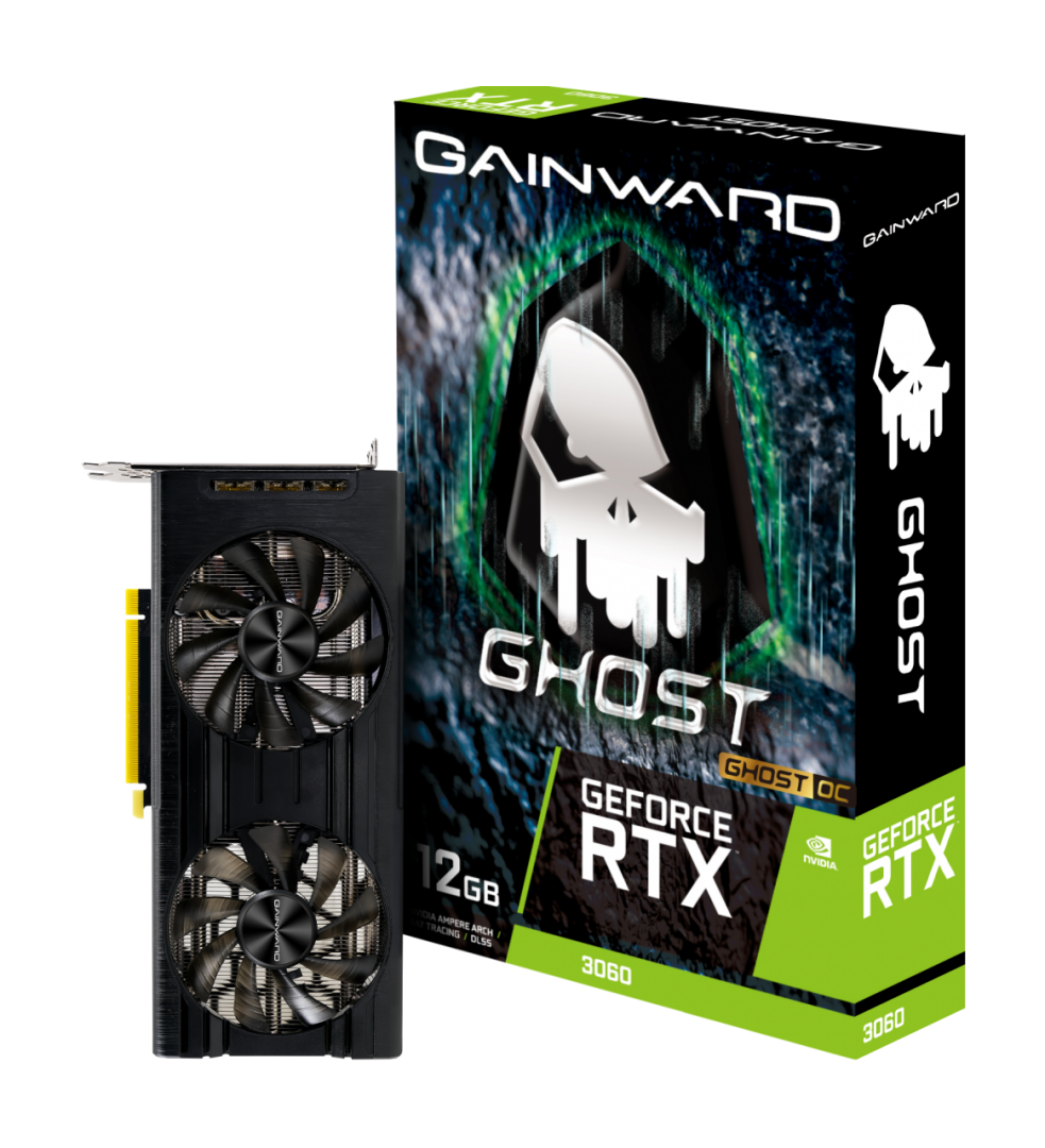 Placa video Gainward GeForce® RTX™ 3060 Ghost OC, 12GB GDDR6, 192-bit