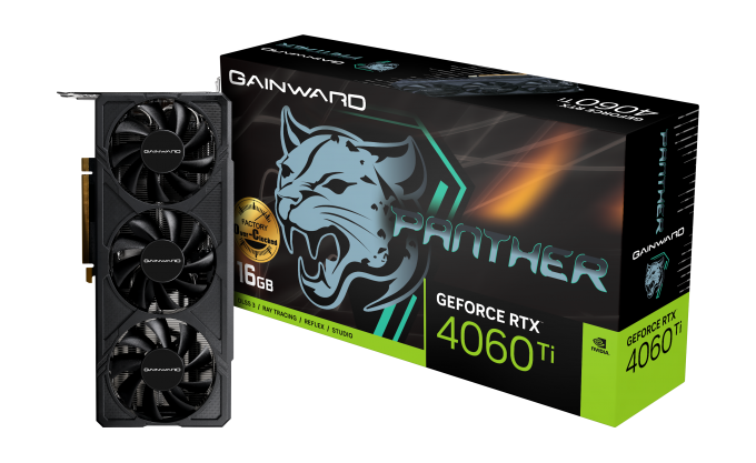 Placa video Gainward GeForce RTX 4060 Ti PANTHER OC 16GB GDDR6 128-bit DLSS 3.0