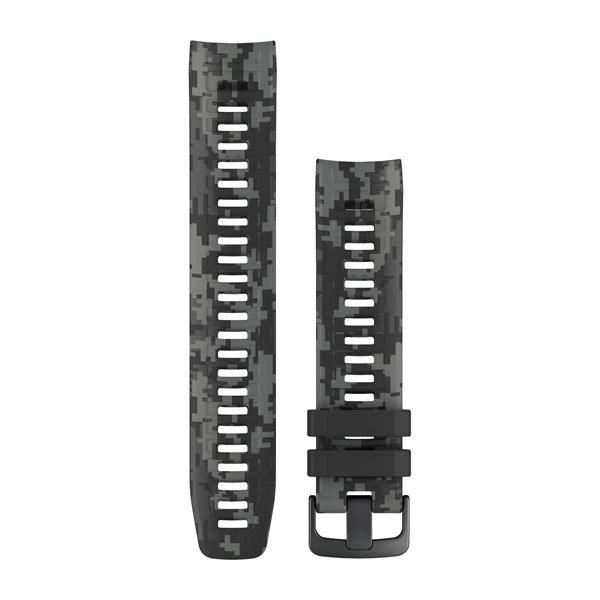 Garmin Curea Ceas Instinct Solar Graphite Camo  Acc, Instinct Solar Sportsman Replacement Band,Graphite Camo