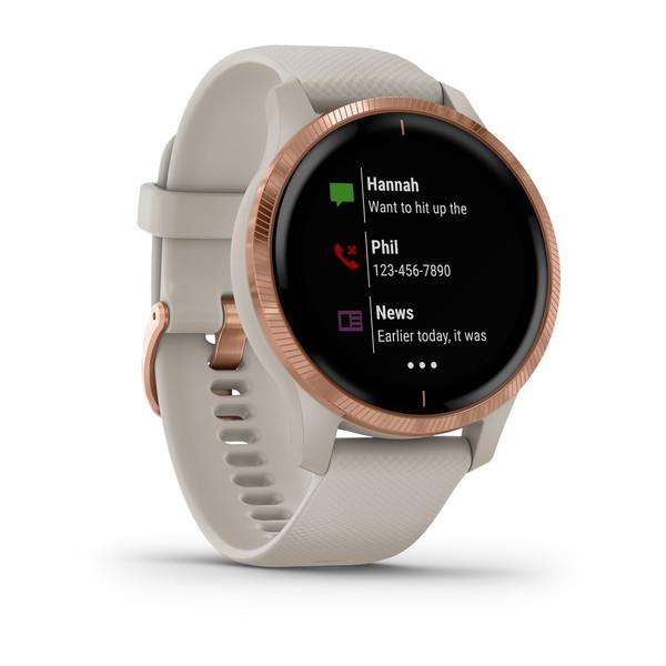 Ceas Smartwatch Garmin Venu, Light Sand/Rose Gold