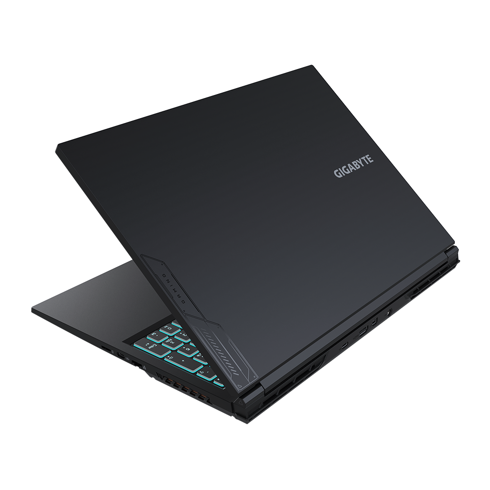 Gigabyte G6 KF-H3EE853SD Gaming Notebook, Free DOS, Procesor: 13th Gen Intel® Core™ i7-13620H, Placa video: NVIDIA® GeForce RTX™ 4060 Laptop GPU 8GB GDDR6, Display: 16.0" 16:10 Thin Bezel FHD+ 1920x1200 WUXGA, 165Hz, Memorie: 16GB DDR5-4800, Stocare  512GB, M.2 2280 x 2, Tastatura iluminata