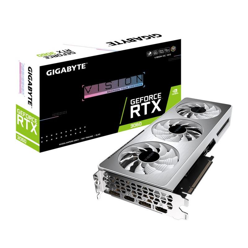 Placa video GIGABYTE GeForce RTX 3060 VISION OC LHR 12GB GDDR6 192-bit