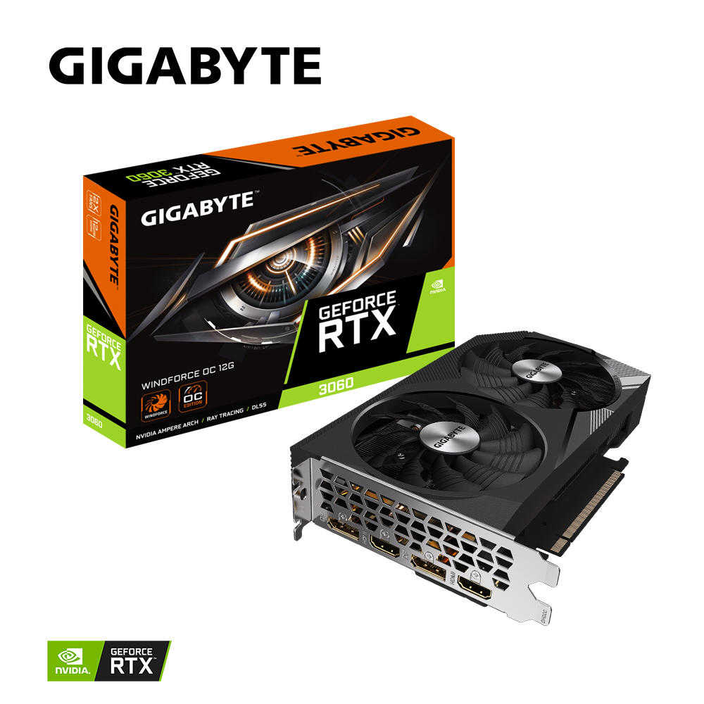 Placa video Gigabyte GeForce RTX 3060 WINDFORCE OC 12G rev.2