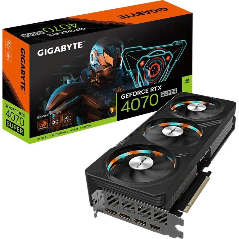 Placa video GIGABYTE GeForce RTX 4070 SUPER GAMING OC 12GB GDDR6X 192-bit DLSS 3.0