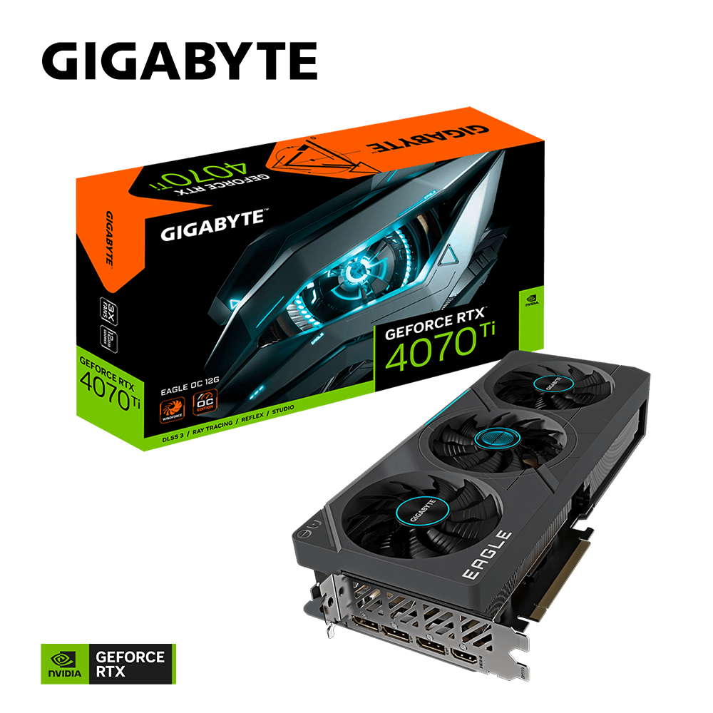 Placa video Gigabyte GeForce RTX 4070 Ti EAGLE OC 12GB