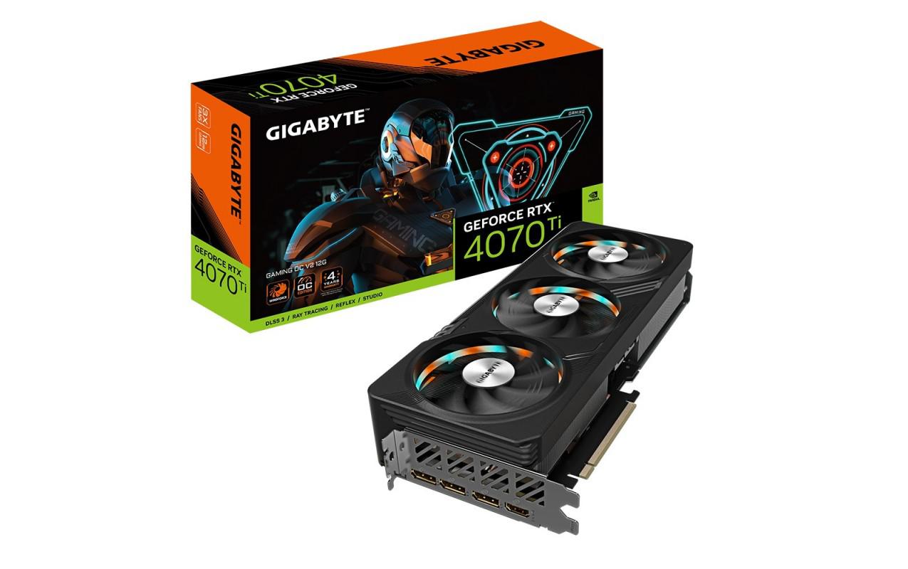 Placa video GIGABYTE GeForce RTX 4070 Ti GAMING OC V2 12GB GDDR6X 192-bit DLSS 3.0