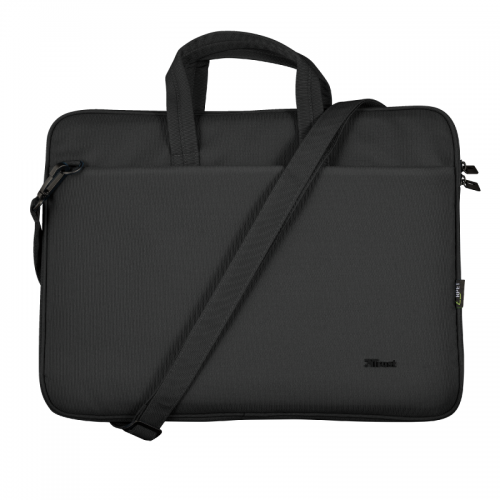 Geanta Trust Bologna Bag ECO Slim 16" laptops  General Laptop Compartment Size (inch) 16 " Type of bag carry bag Number of compartments 2 Max. laptop size 16 " Max. weight 2.5 kg Height of main product (in mm) 410 mm Width of main product (in mm) 290 mm Depth of main product (in mm) 40 mm Total