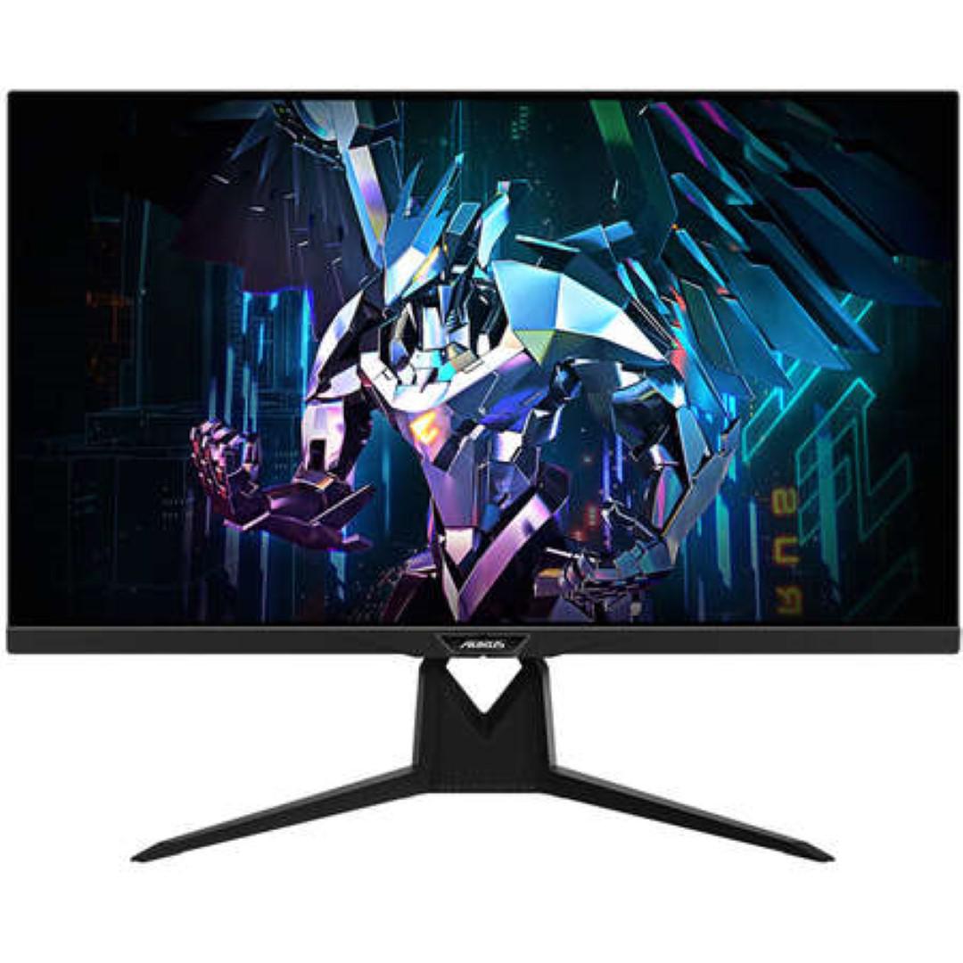 Monitor Gaming Gigabyte AORUS FI32Q; Panel Size (diagonal): 31.5", Display Viewing Area (HxV): 698.112 x 392.688  (mm), True Resolution: 2560 x 1440; Brightness (Max.): 350 cd/m2 (TYP); Response Time: 1ms, (MPRT), Signal Input: HDMI 2.0 x2, Display port 1.4 x1, Earphone, Jack, VESA Wall