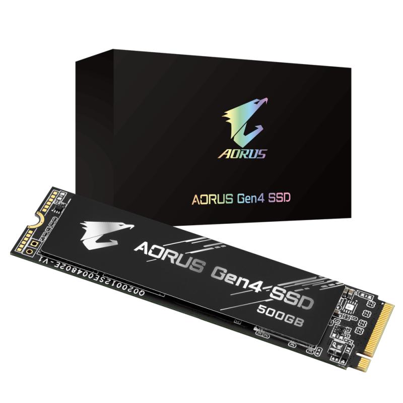 SSD Gigabyte AORUS Gen4, 500GB, NVMe, M.2