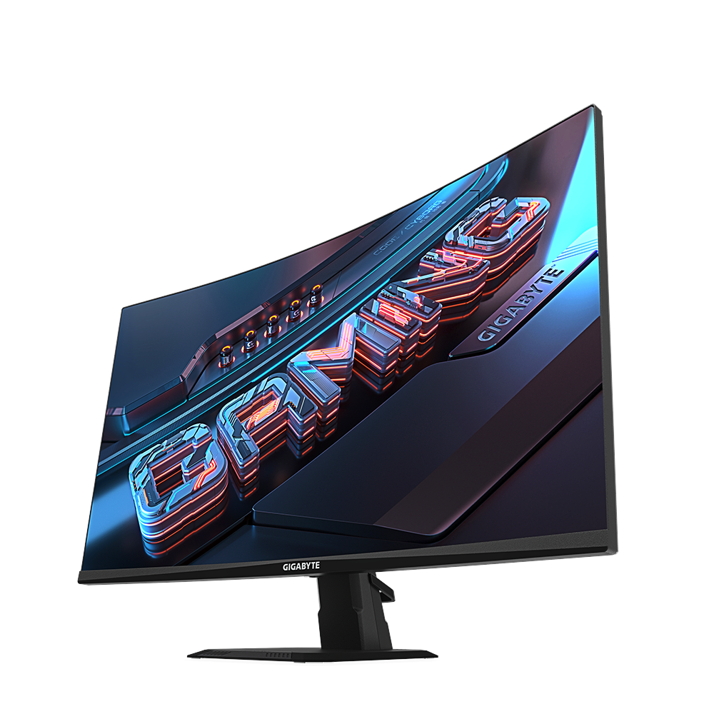 Gigabyte Monitor Gaming 27" VA 1500R GS27QC, Non-glare, Rezolutie: 2560 x 1440 (QHD), Luminozitate: 250 cd/m2, Contrast: 4000:1, Unghi vizualizare: 178°(H)/178°(V), Culori: 16.7M, Timp raspuns: 1ms, Refresh rate: 165Hz, HDR Ready, Flicker-free, Interfata: 2 x HDMI 2.0, 1 x Displayport 1.4, 1 x