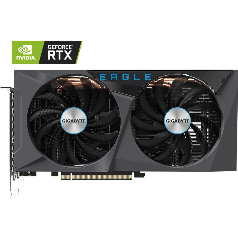 Placa video GIGABYTE GeForce RTX 3060 Ti EAGLE LHR, 8GB GDDR6, 256-bit