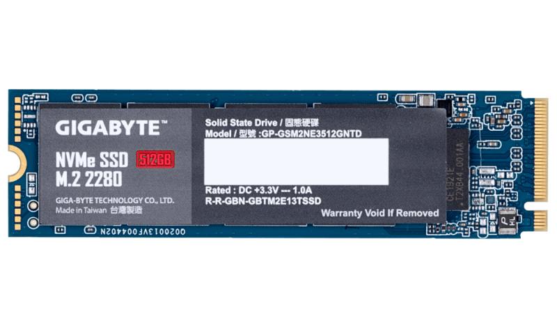 SSD GIGABYTE, 512 GB, NVMe, M.2