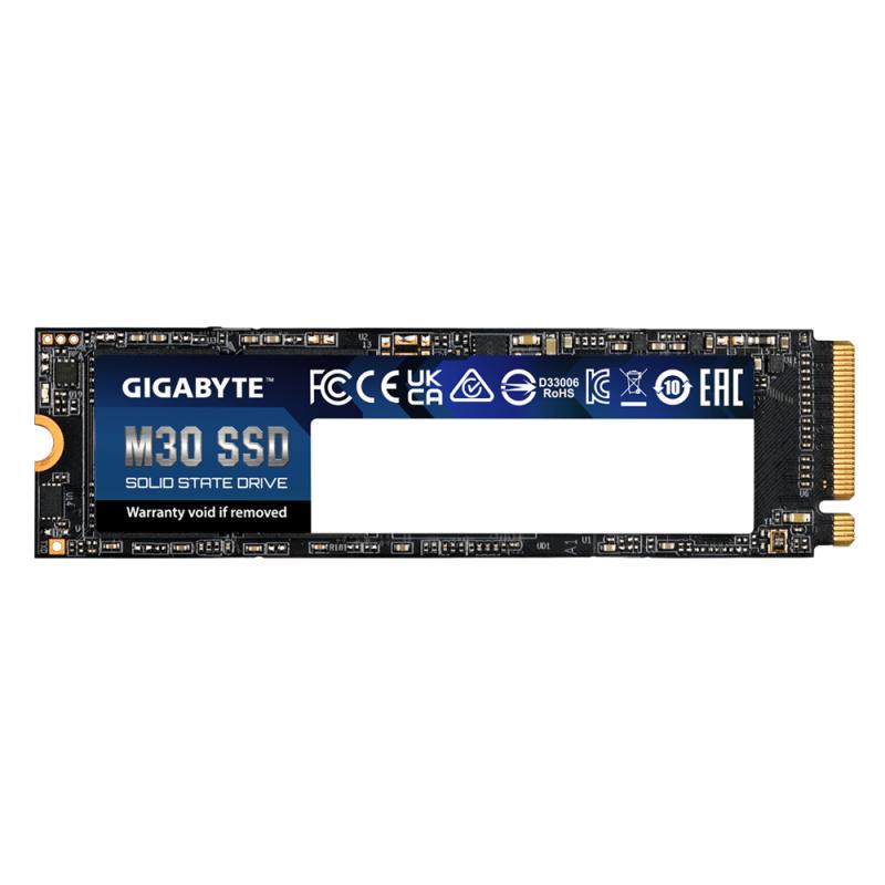 SSD GIGABYTE M30 1 TB, M.2, PCIe 3.0x4, NVMe 1.3, Viteza citire: 3500 MB/s, Viteza scriere: 3000 MB/s.