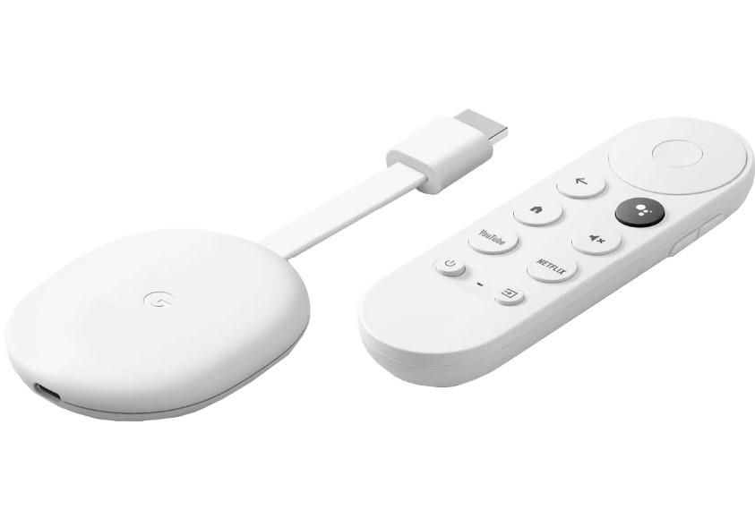 Google Chromecast 4, Google TV, 4K, Snow