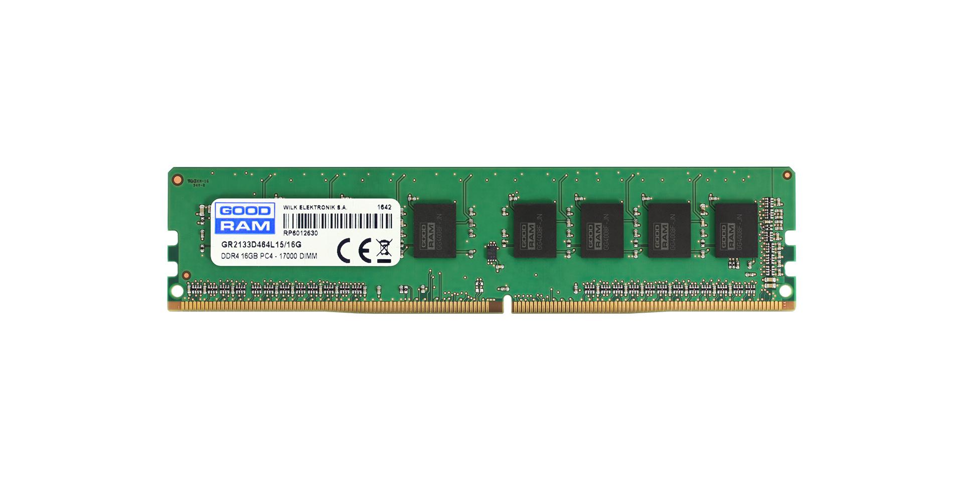 Memorie RAM Goodram, DIMM, DDR4, 16GB, CL19, 2666MHz