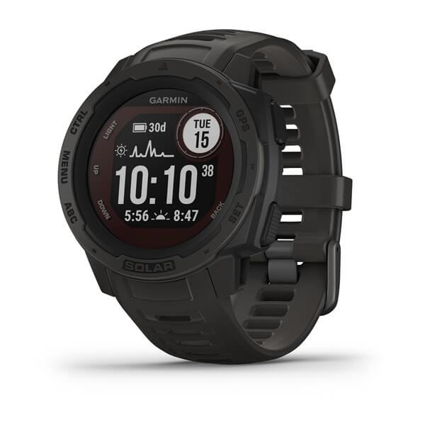 Ceas Smartwatch Garmin Instinct Solar, GPS, Graphite WW