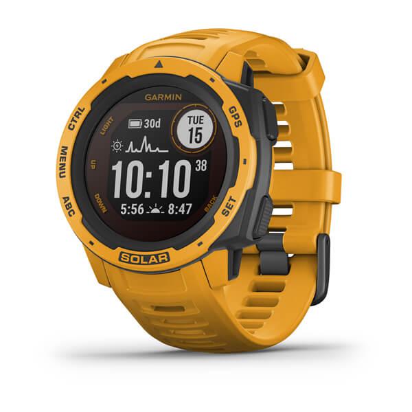 Ceas Smartwatch Garmin Instinct Solar, GPS, Watch Sunburst WW