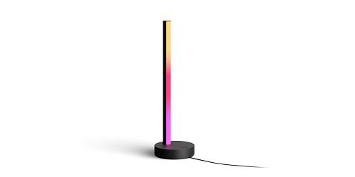 Lampa LED RGB Philips Hue Gradient Signe, Bluetooth, 11.8W, 1040 lm, lumina alba si color (2000-6500K), IP20, 55.3cm, Aluminiu, Negru