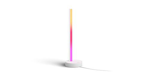 Lampa LED RGB Philips Hue Gradient Signe, Bluetooth, 11.8W, 1040 lm, lumina alba si color (2000-6500K), IP20, 55.3cm, Aluminiu, Alb